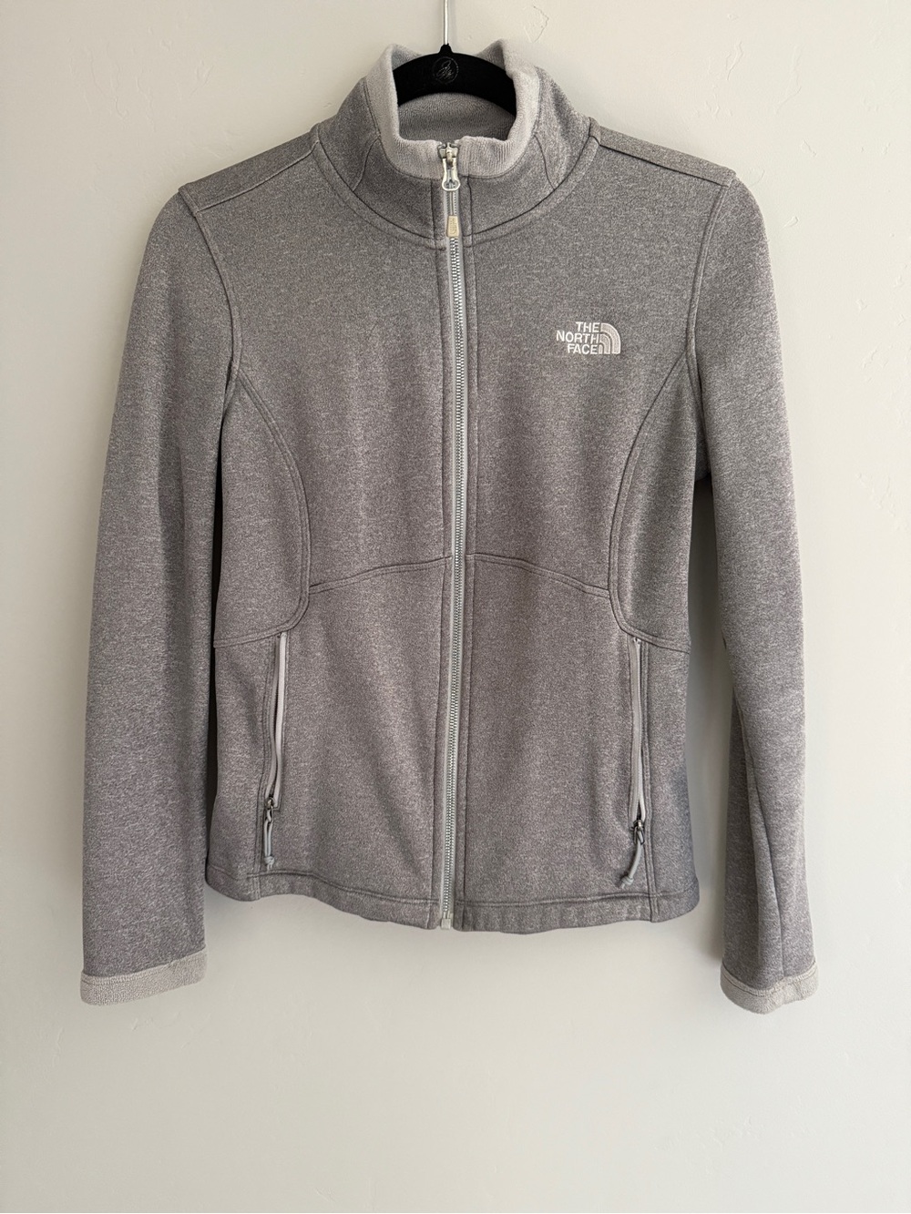 The North Face Women's Heather Gray Full-Zip Utility Jacket